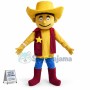 Stylish Cowboy Mascot Adult Costume