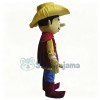 Stylish Cowboy Mascot Adult Costume