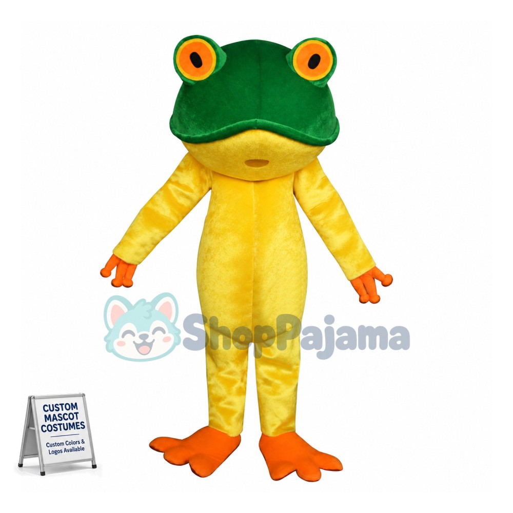 Vigilant Big Mouth Frog Mascot Costume
