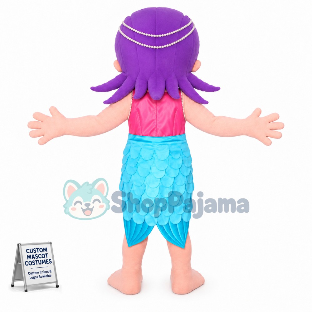 Mermaid Princess Mascot Costume