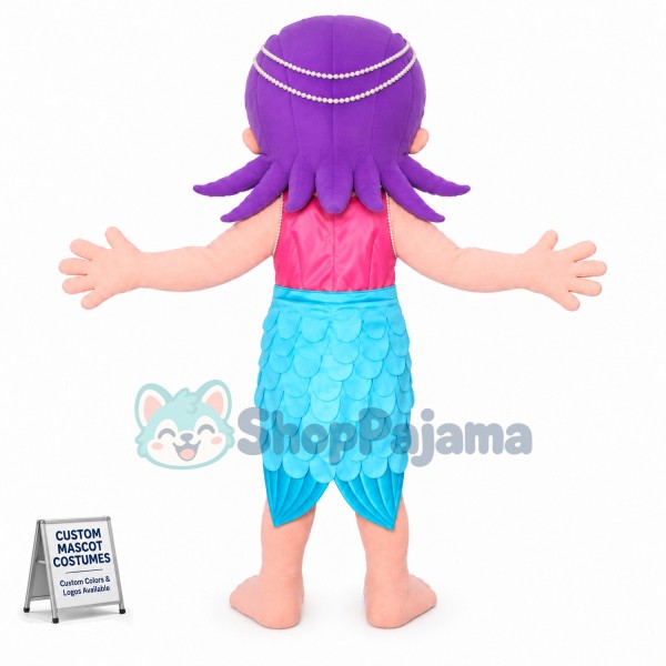 Mermaid Princess Mascot Costume