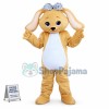 Bow Lop-eared Rabbit Mascot Costume