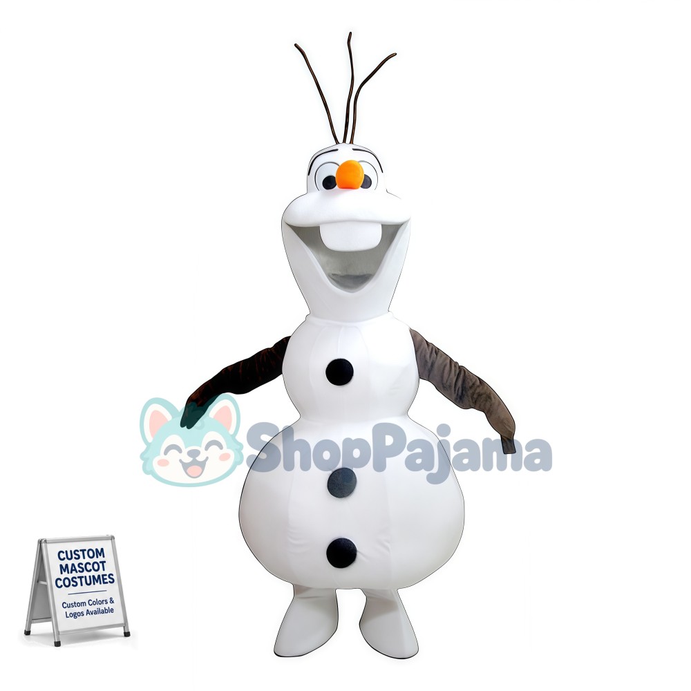 Naive Olaf Mascot Cartoon Costume