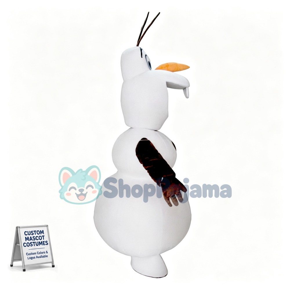 Naive Olaf Mascot Cartoon Costume
