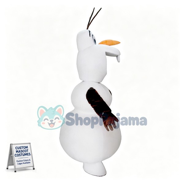 Naive Olaf Mascot Cartoon Costume