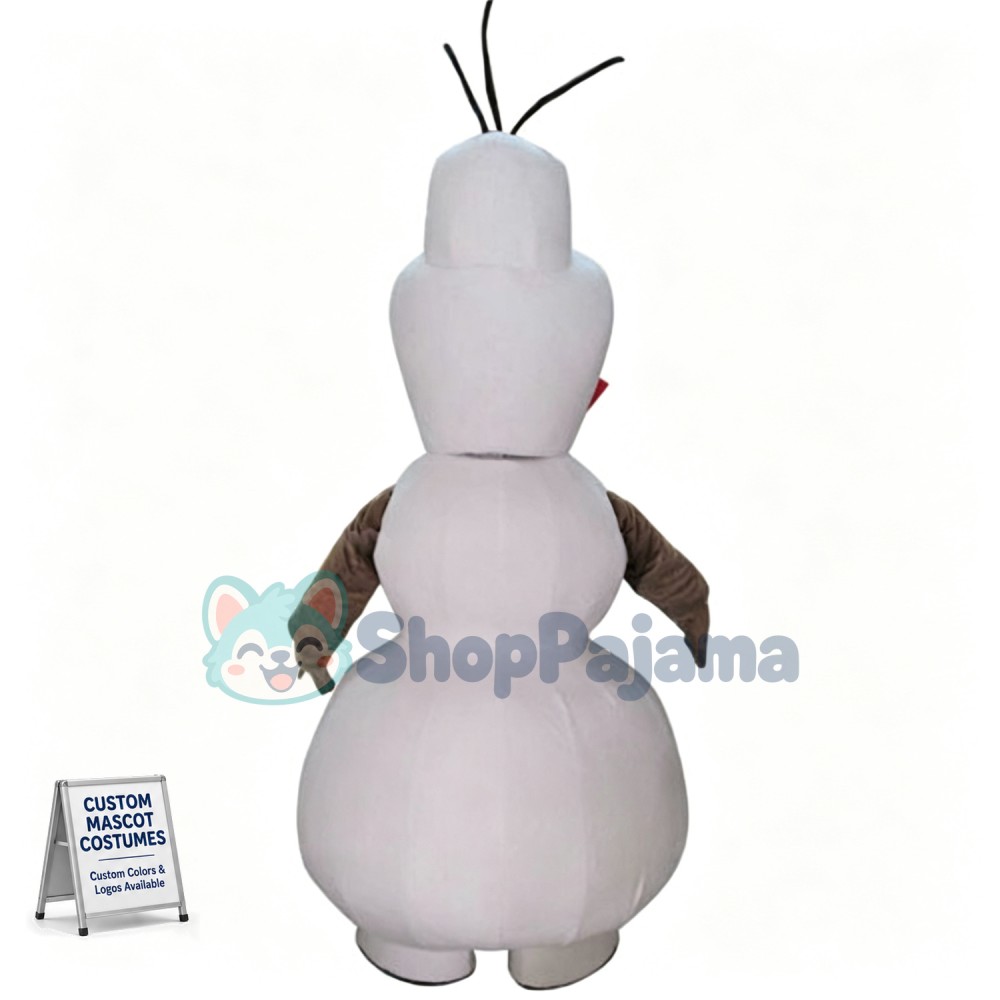 Naive Olaf Mascot Cartoon Costume
