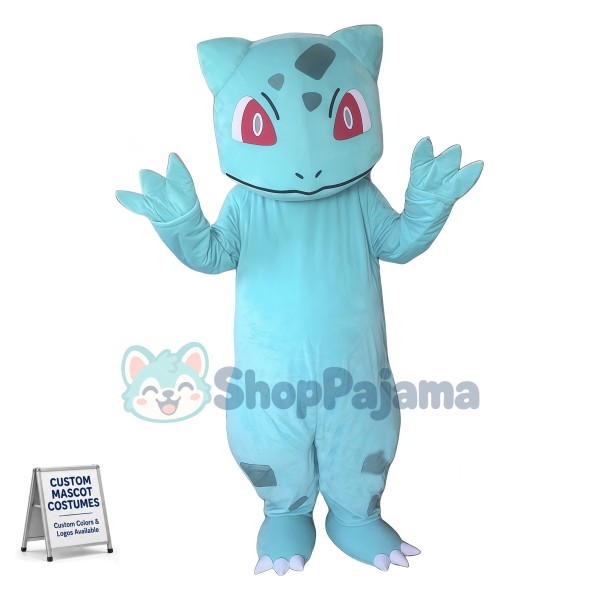 Pokemon Bulbasaur Mascot Cartoon Costume