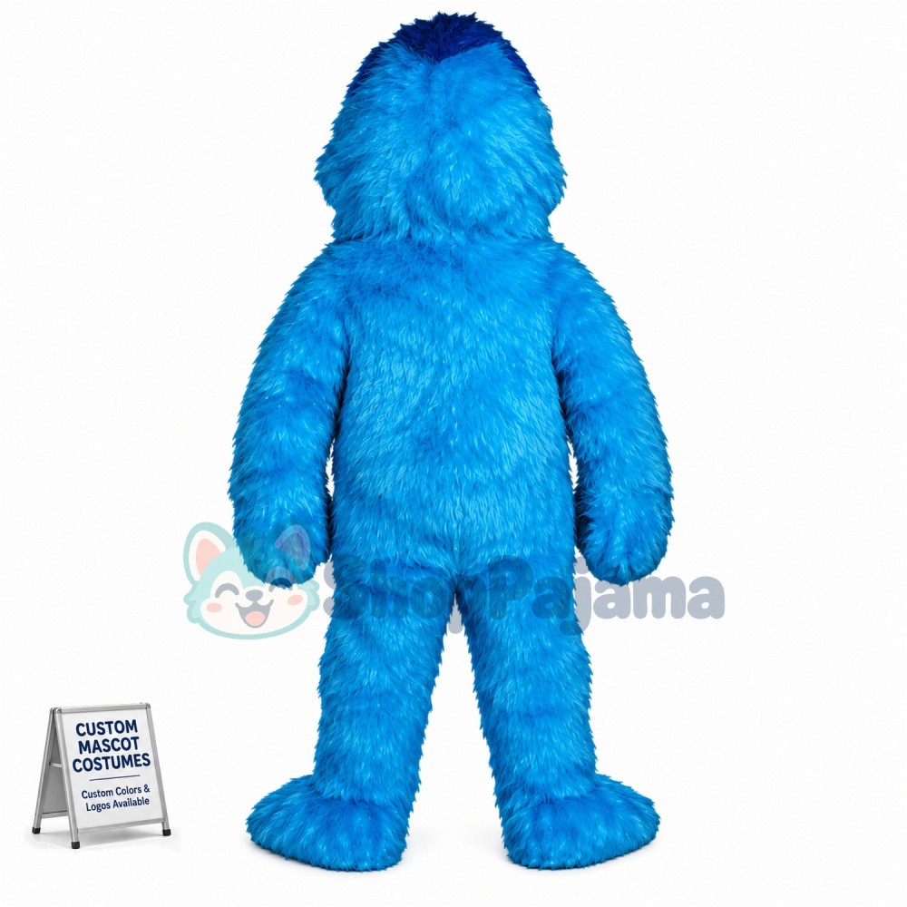 Ugly Monster With Sharp Teeth Mascot Costume