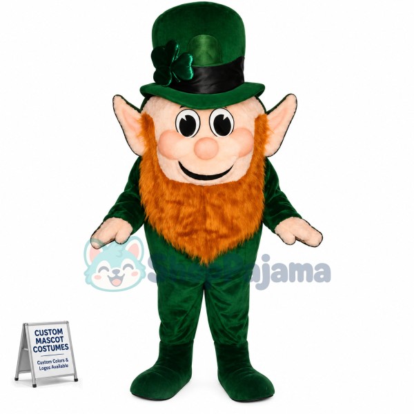 Dwarf With Brown Beard Mascot Costume