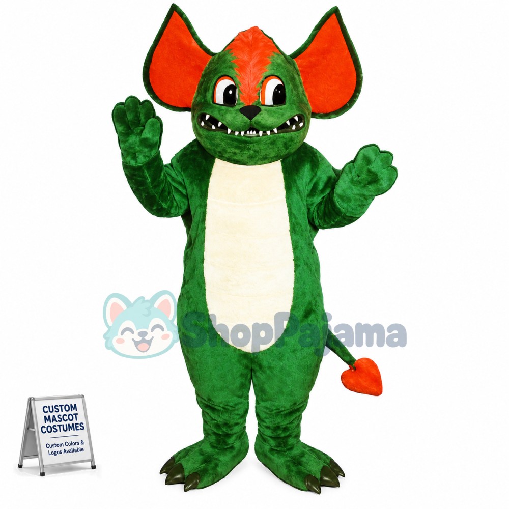 Big Ears Alien Monster Mascot Costume