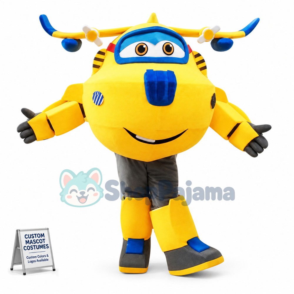 Donnie Mascot Super Wings Costume