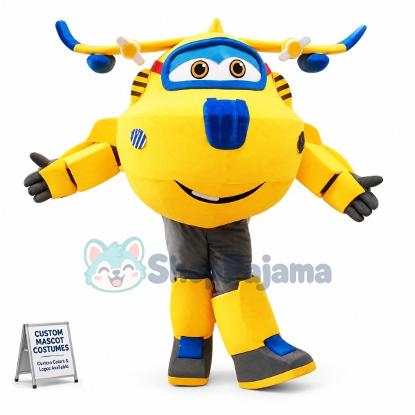 Donnie Mascot Super Wings Costume