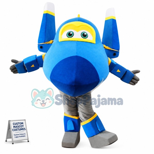 Jerome Mascot Super Wings Costume