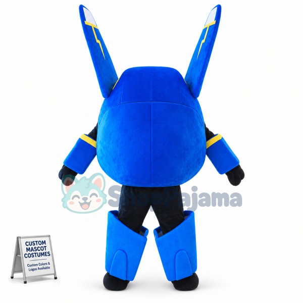 Blue Jerome Mascot Super Wings Costume