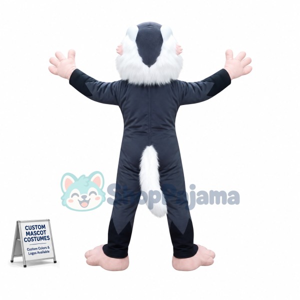 Agile Blue-faced Ape Mascot Costume