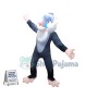 Agile Blue-faced Ape Mascot Costume