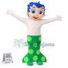 The Blue-haired Mermaid Prince Mascot Costume