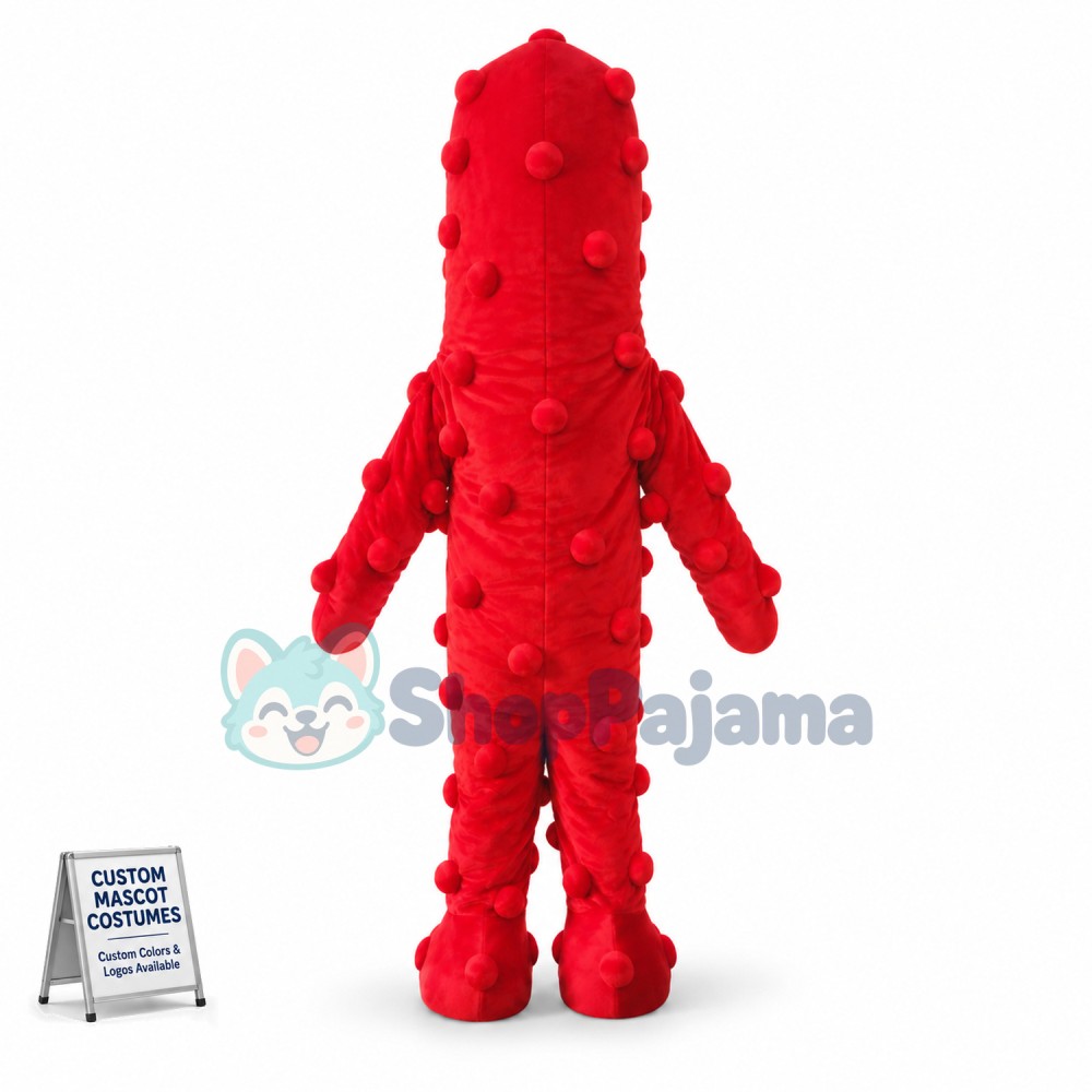 Red Yo Gabba Gabba Muno Mascot Costume