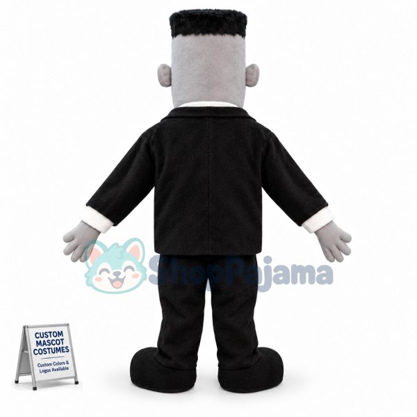 The Boss With Square Face Mascot Costume
