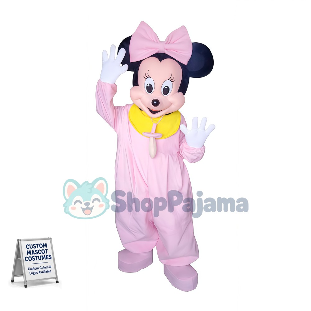 Baby Minnie With Pacifier Mascot Costume
