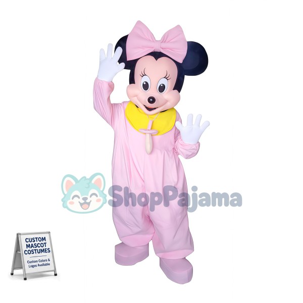 Baby Minnie With Pacifier Mascot Costume