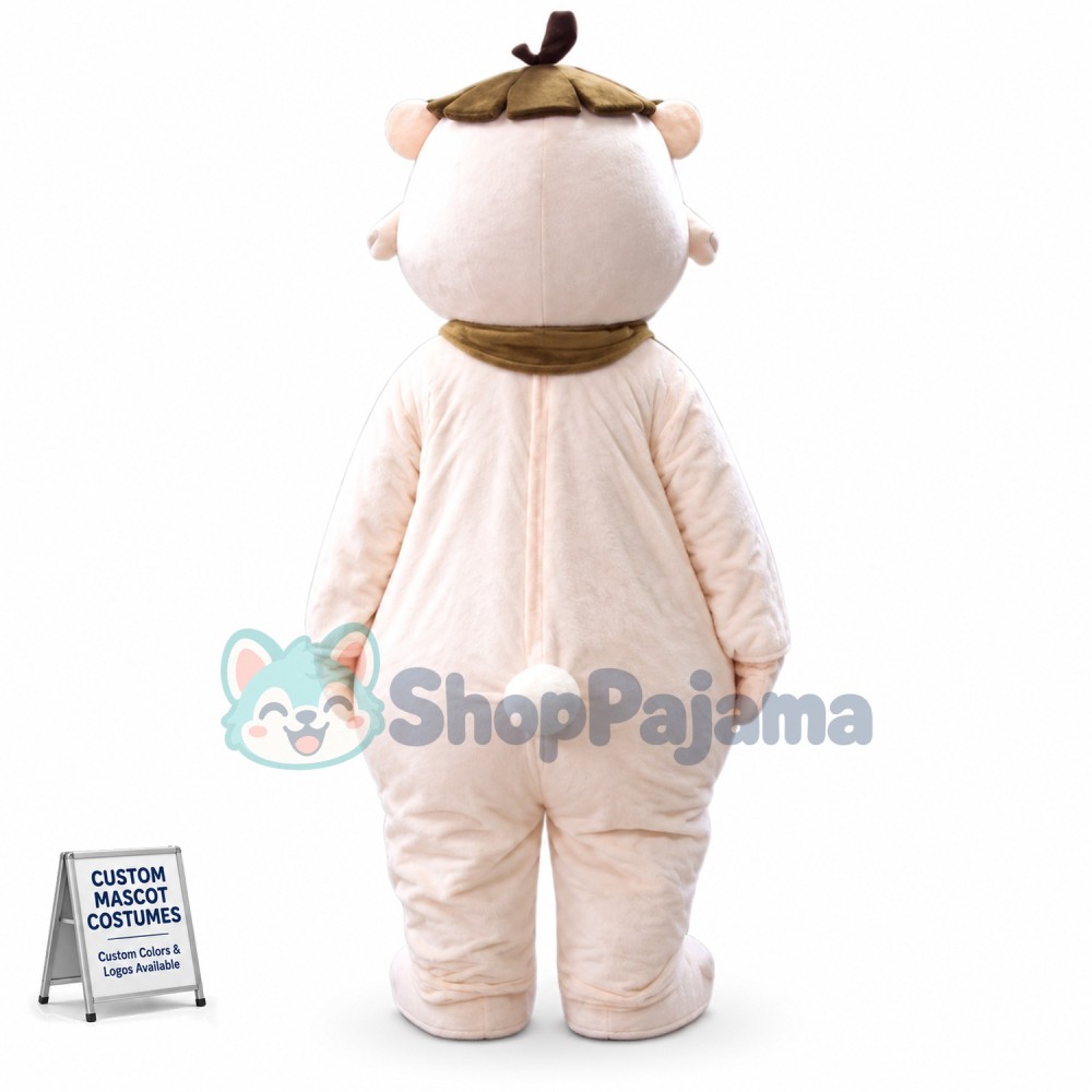 Adorable Lotus Leaf Bear Mascot Costume