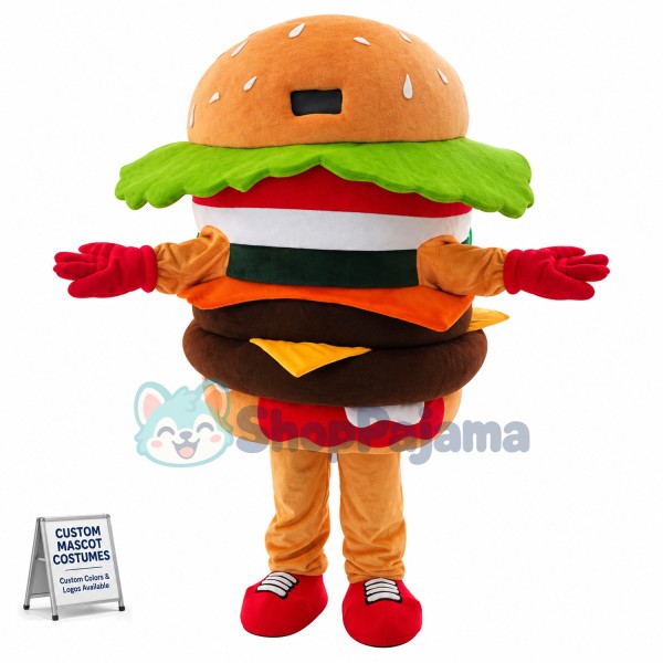 Big Mac Beef Burger Mascot Costume