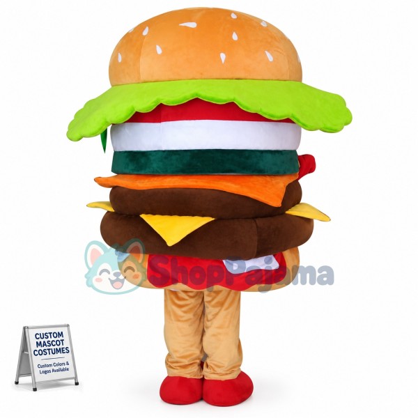 Big Mac Beef Burger Mascot Costume