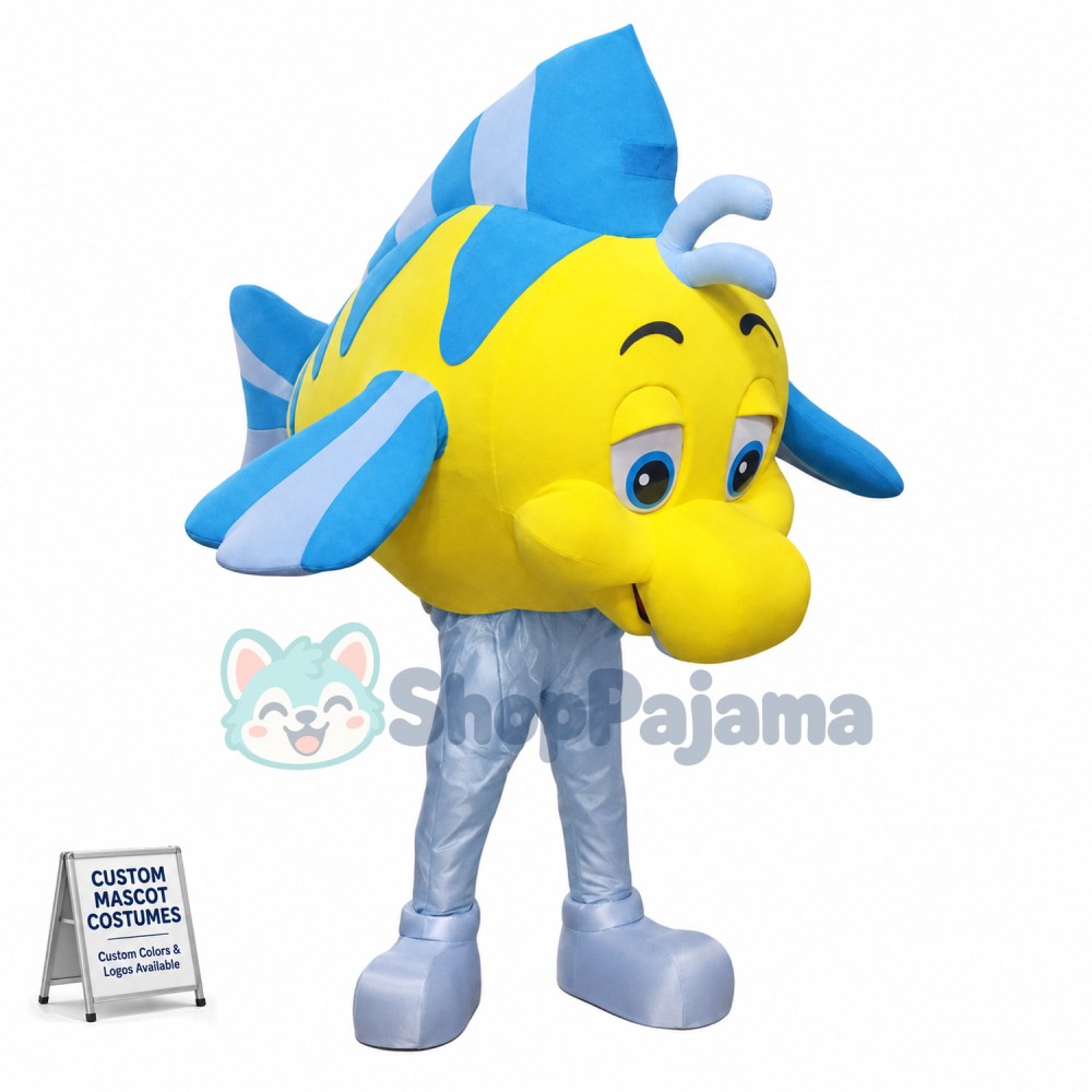 Bright Clownfish Nemo Mascot Cartoon Costume