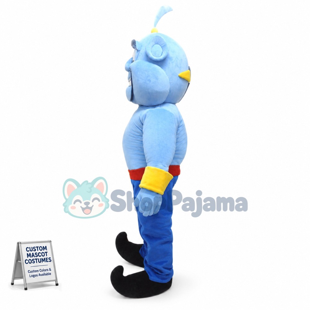 Magic Aladdin Djinn Mascot Costume
