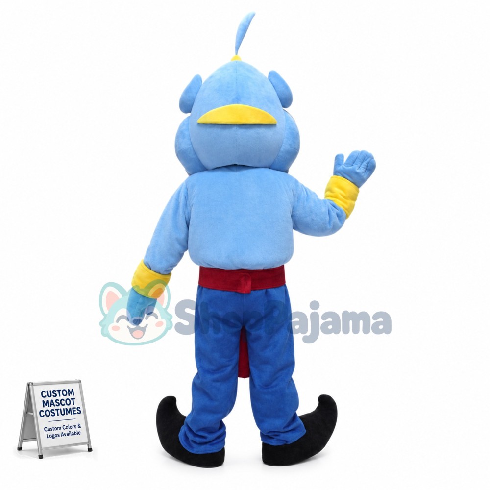 Magic Aladdin Djinn Mascot Costume