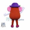 Candy Chocolate Bean Mascot Costume
