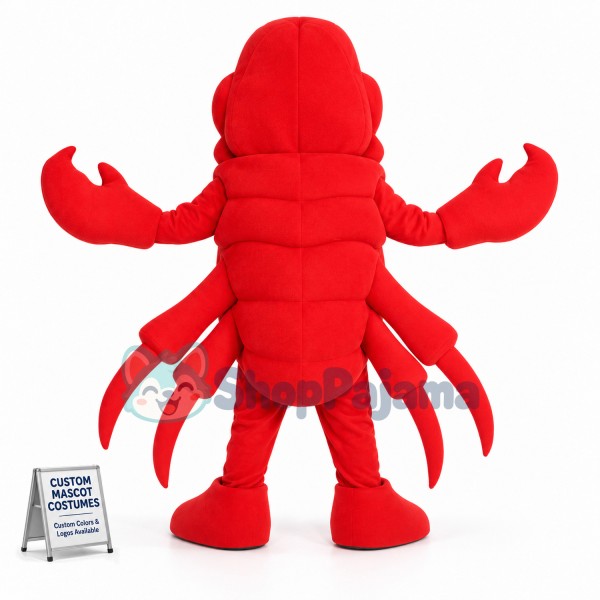 Big Crab Brandishing Tongs Mascot Costume