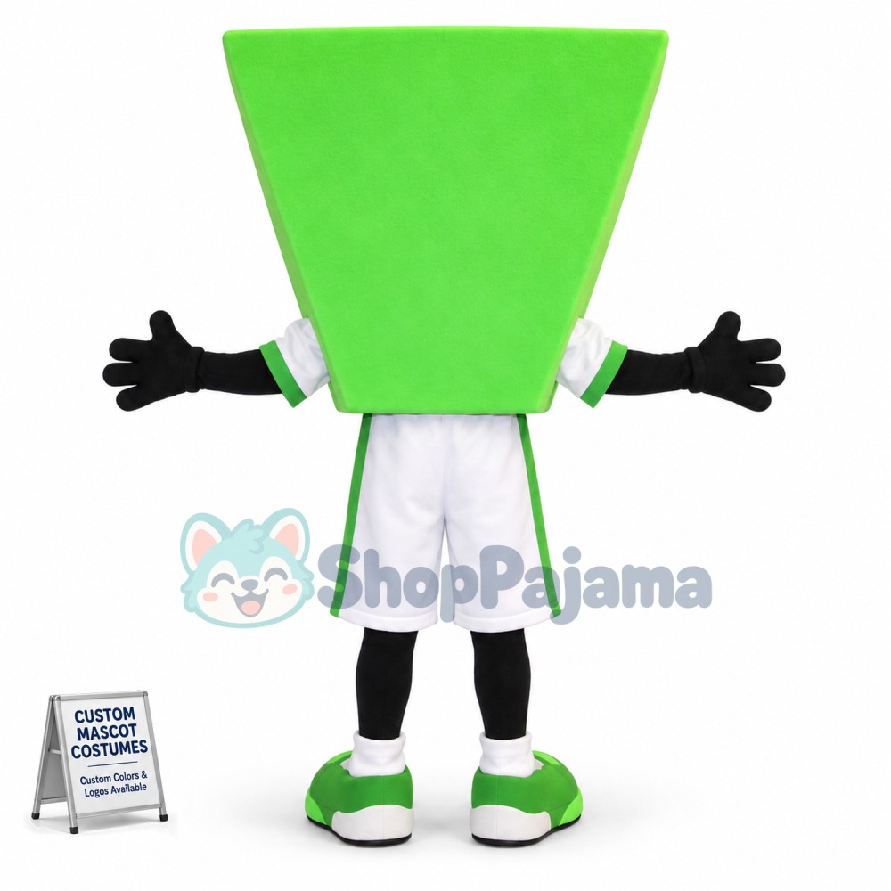 TD Green Cheer Card Mascot Costume