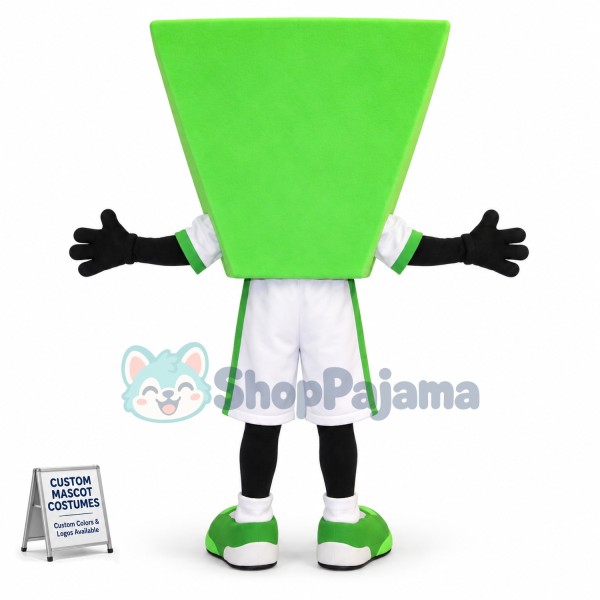 TD Green Cheer Card Mascot Costume