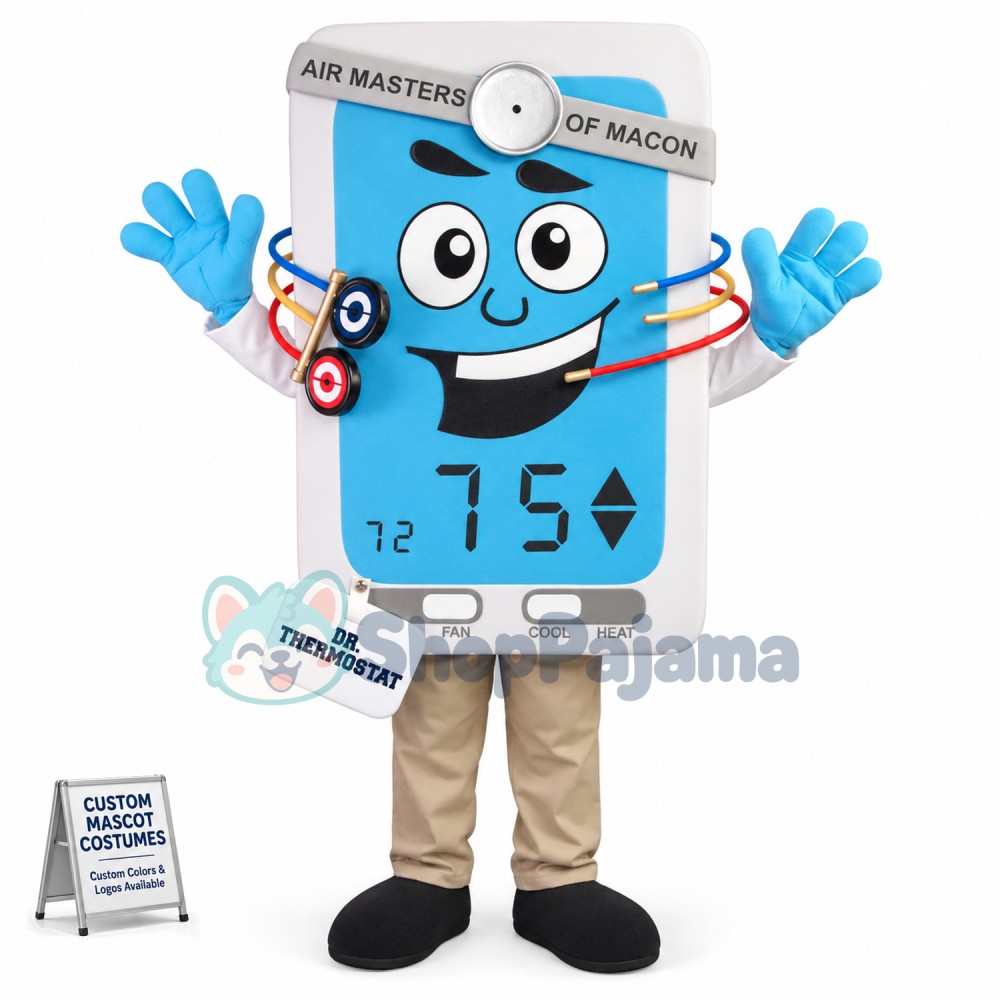 Temperature Table Commissioner Mascot Costume