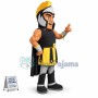 Brave Black Muscle Warrior Mascot Costume