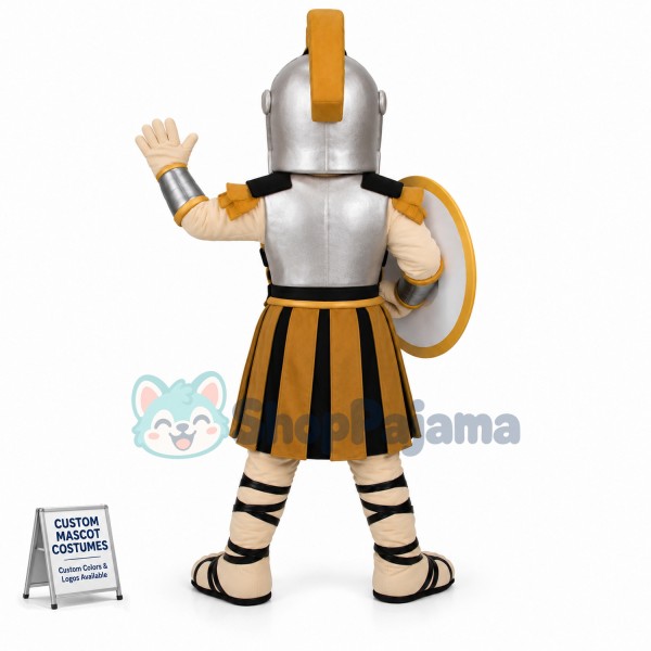 Fighting Power Spartan Mascot Costume
