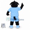 Black Dog Of Club Mascot Costume