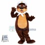Captain Tiger Mascot Plush Costume