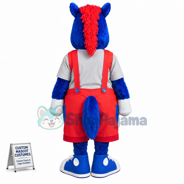 Blue Horse Of Childrens Hospital Mascot Costume
