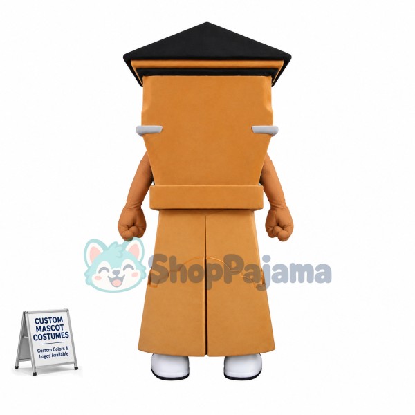 Vintage Wall Clock Mascot Costume