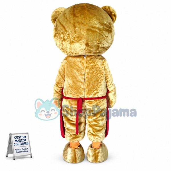 Apron Mother Bear Mascot Costume
