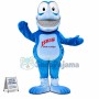 Funny Blue Turtle Mascot Adult Costume