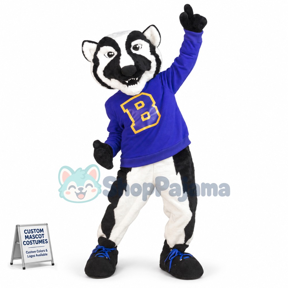 Baseball Team Leopard Mascot Costume