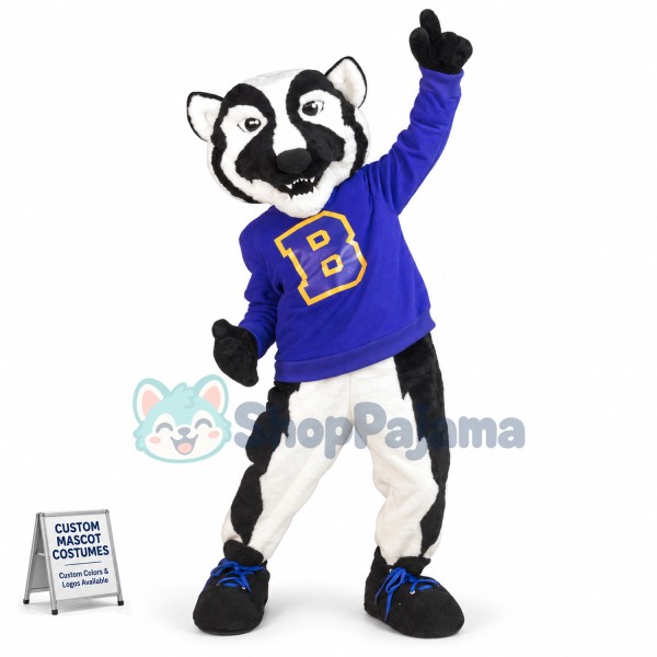 Baseball Team Leopard Mascot Costume