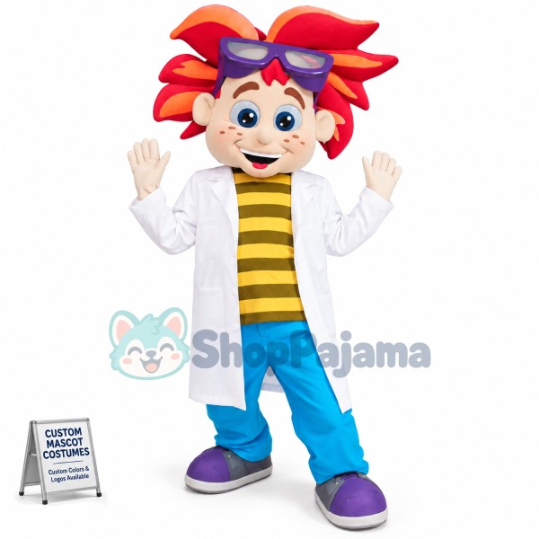 Mad Scientist In The Lab Mascot Costume