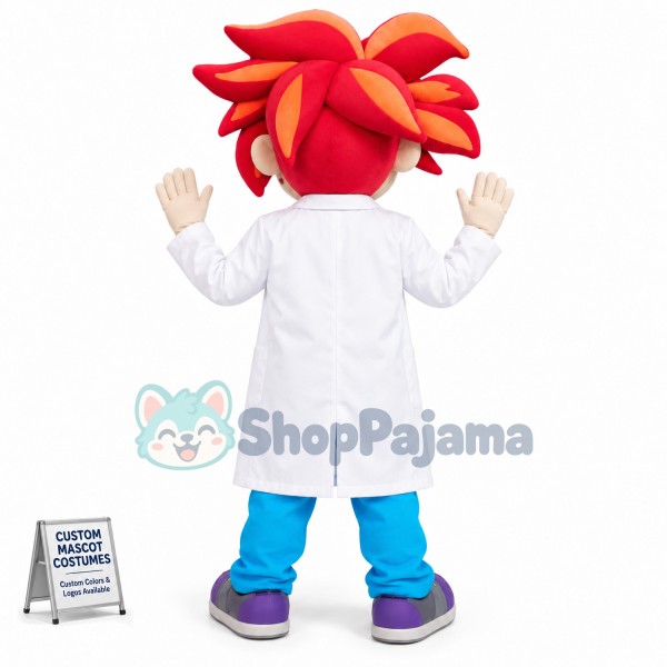 Mad Scientist In The Lab Mascot Costume
