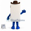 White Upright Refrigerator Mascot Costume