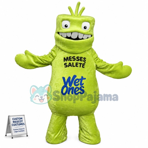 Bacillus Mascot Costume Of Wet Ones